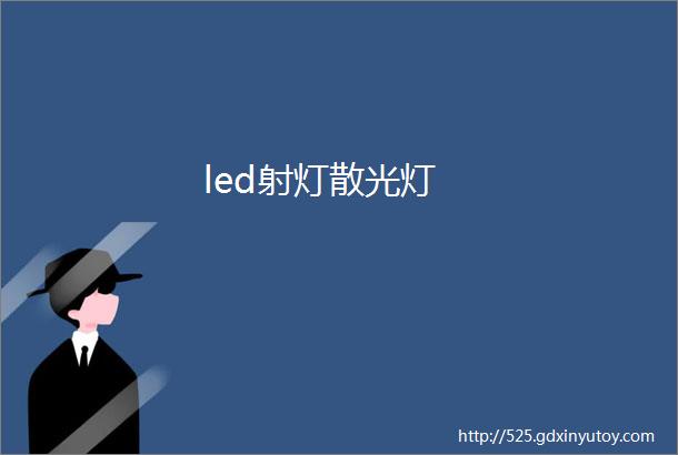 led射灯散光灯