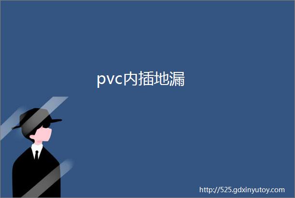 pvc内插地漏